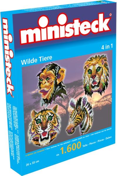 ministeck das ORIGINAL Wilde Tiere 4in1